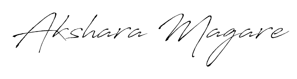 Style your name Akshara Magare with confidence using Antro_Vectra signature design. Simple, elegant, and ready for immediate document use. Akshara Magare signature style 6 images and pictures png