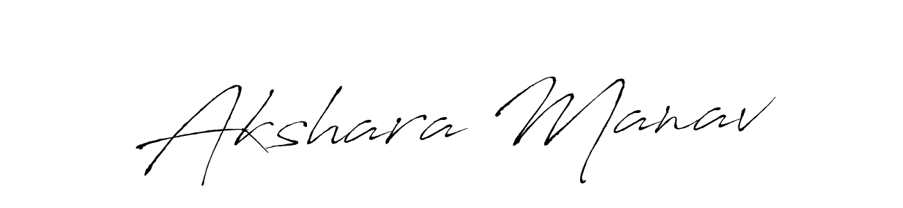 Also You can easily find your signature by using the search form. We will create Akshara Manav name handwritten signature images for you free of cost using Antro_Vectra sign style. Akshara Manav signature style 6 images and pictures png