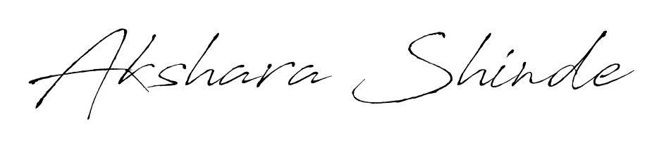 Create your official email sign-off with Akshara Shinde name in Antro_Vectra style. Crisp, clean, and perfectly legible across all screens. Akshara Shinde signature style 6 images and pictures png