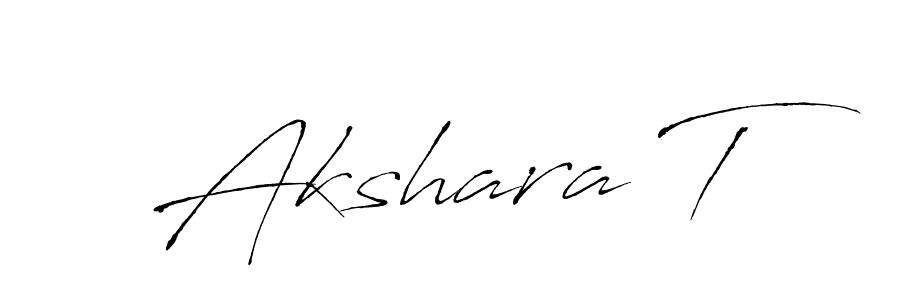 How to make Akshara T signature? Antro_Vectra is a professional autograph style. Create handwritten signature for Akshara T name. Akshara T signature style 6 images and pictures png
