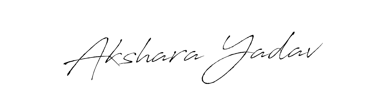 It looks lik you need a new signature style for name Akshara Yadav. Design unique handwritten (Antro_Vectra) signature with our free signature maker in just a few clicks. Akshara Yadav signature style 6 images and pictures png