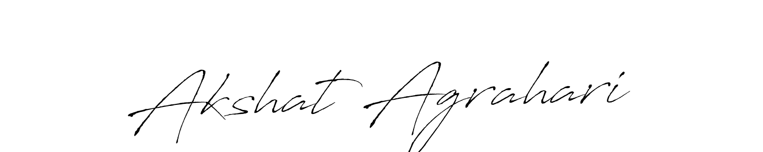 It looks lik you need a new signature style for name Akshat Agrahari. Design unique handwritten (Antro_Vectra) signature with our free signature maker in just a few clicks. Akshat Agrahari signature style 6 images and pictures png