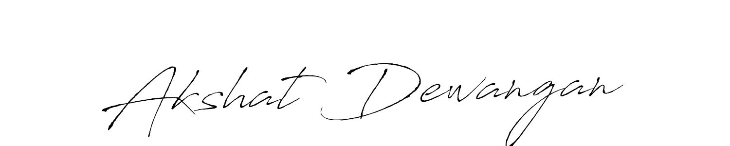 Akshat Dewangan stylish signature style. Best Handwritten Sign (Antro_Vectra) for my name. Handwritten Signature Collection Ideas for my name Akshat Dewangan. Akshat Dewangan signature style 6 images and pictures png
