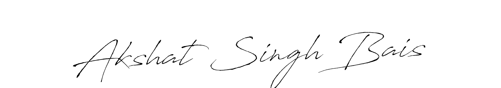 You should practise on your own different ways (Antro_Vectra) to write your name (Akshat Singh Bais) in signature. don't let someone else do it for you. Akshat Singh Bais signature style 6 images and pictures png