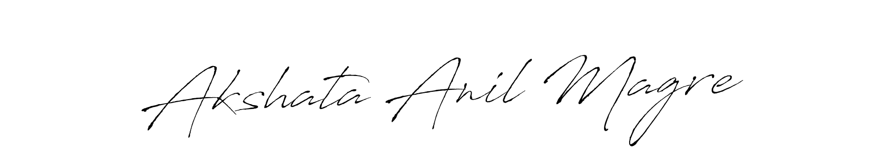 It looks lik you need a new signature style for name Akshata Anil Magre. Design unique handwritten (Antro_Vectra) signature with our free signature maker in just a few clicks. Akshata Anil Magre signature style 6 images and pictures png