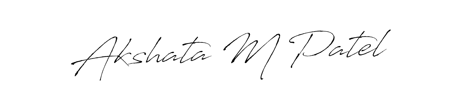 Once you've used our free online signature maker to create your best signature Antro_Vectra style, it's time to enjoy all of the benefits that Akshata M Patel name signing documents. Akshata M Patel signature style 6 images and pictures png