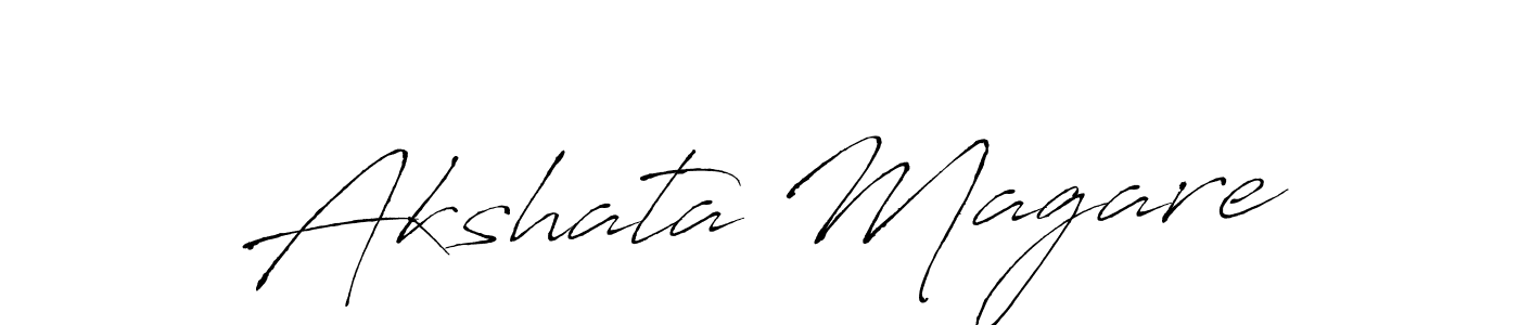 Create a beautiful signature design for name Akshata Magare. With this signature (Antro_Vectra) fonts, you can make a handwritten signature for free. Akshata Magare signature style 6 images and pictures png