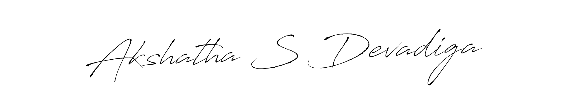 Make a short Akshatha S Devadiga signature style. Manage your documents anywhere anytime using Antro_Vectra. Create and add eSignatures, submit forms, share and send files easily. Akshatha S Devadiga signature style 6 images and pictures png