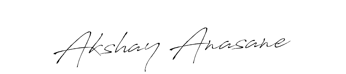 Make a beautiful signature design for name Akshay Anasane. With this signature (Antro_Vectra) style, you can create a handwritten signature for free. Akshay Anasane signature style 6 images and pictures png