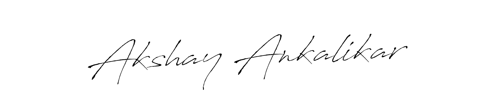 How to make Akshay Ankalikar signature? Antro_Vectra is a professional autograph style. Create handwritten signature for Akshay Ankalikar name. Akshay Ankalikar signature style 6 images and pictures png