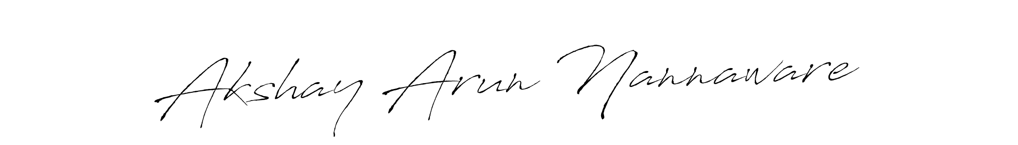 Make a beautiful signature design for name Akshay Arun Nannaware. Use this online signature maker to create a handwritten signature for free. Akshay Arun Nannaware signature style 6 images and pictures png