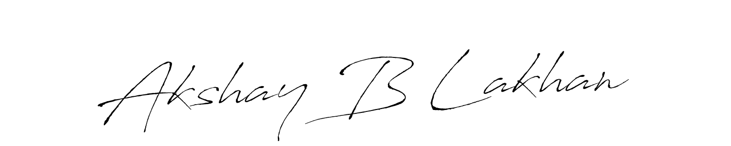 This is the best signature style for the Akshay B Lakhan name. Also you like these signature font (Antro_Vectra). Mix name signature. Akshay B Lakhan signature style 6 images and pictures png