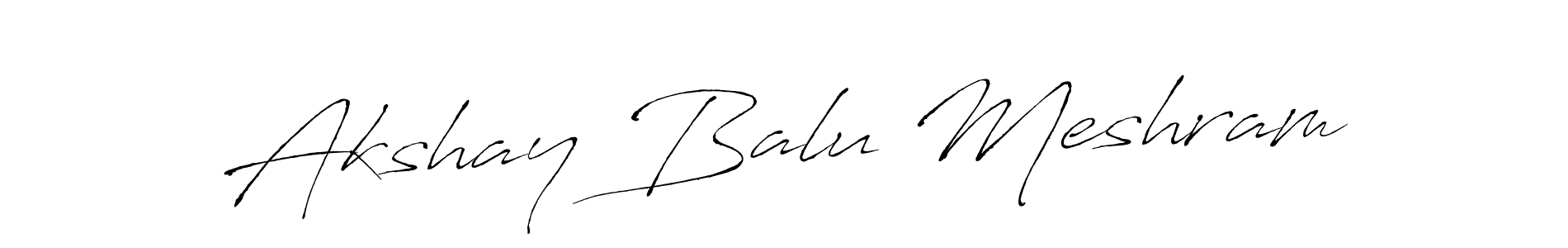 Similarly Antro_Vectra is the best handwritten signature design. Signature creator online .You can use it as an online autograph creator for name Akshay Balu Meshram. Akshay Balu Meshram signature style 6 images and pictures png
