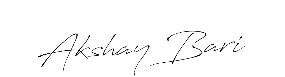 Make a short Akshay Bari signature style. Manage your documents anywhere anytime using Antro_Vectra. Create and add eSignatures, submit forms, share and send files easily. Akshay Bari signature style 6 images and pictures png