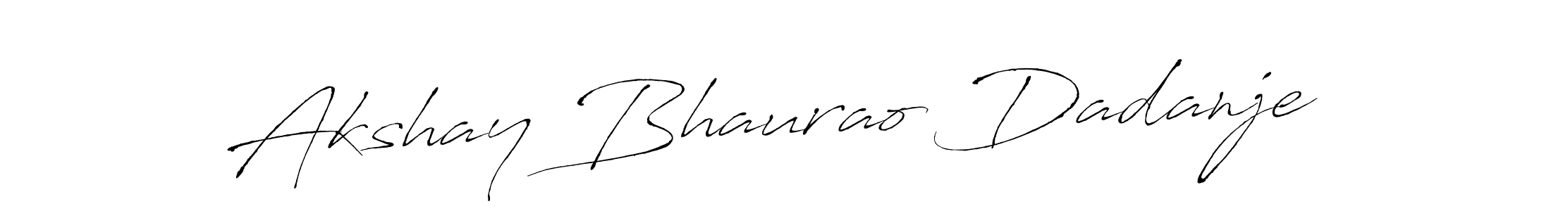 Design your own signature with our free online signature maker. With this signature software, you can create a handwritten (Antro_Vectra) signature for name Akshay Bhaurao Dadanje. Akshay Bhaurao Dadanje signature style 6 images and pictures png