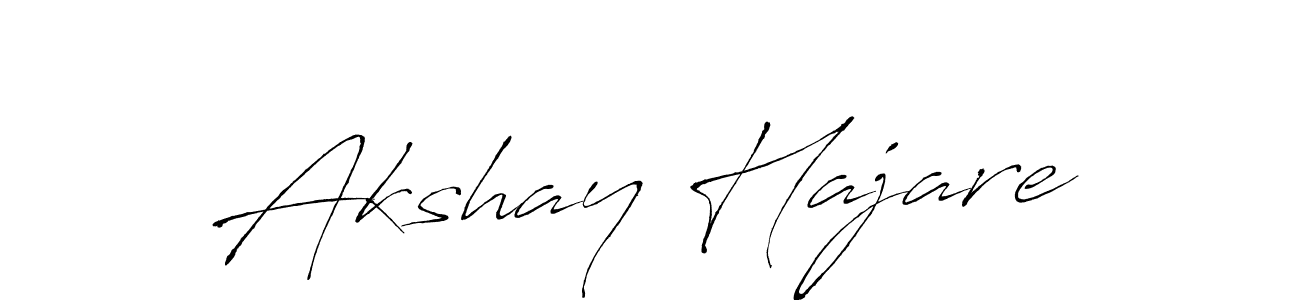 Akshay Hajare stylish signature style. Best Handwritten Sign (Antro_Vectra) for my name. Handwritten Signature Collection Ideas for my name Akshay Hajare. Akshay Hajare signature style 6 images and pictures png