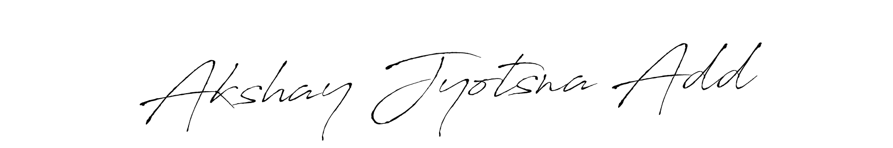 The best way (Antro_Vectra) to make a short signature is to pick only two or three words in your name. The name Akshay Jyotsna Add include a total of six letters. For converting this name. Akshay Jyotsna Add signature style 6 images and pictures png