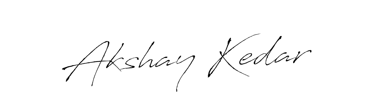 Make a beautiful signature design for name Akshay Kedar. With this signature (Antro_Vectra) style, you can create a handwritten signature for free. Akshay Kedar signature style 6 images and pictures png