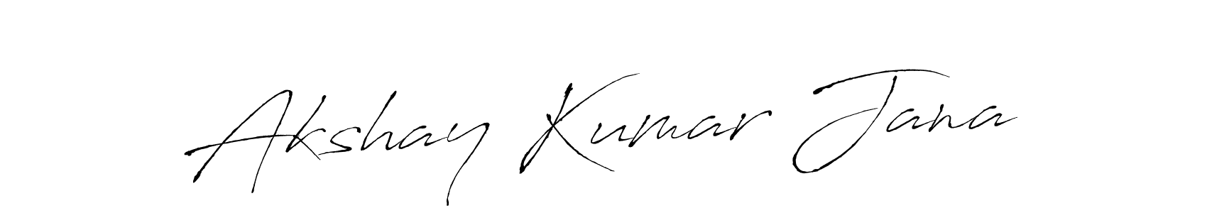 Design your own signature with our free online signature maker. With this signature software, you can create a handwritten (Antro_Vectra) signature for name Akshay Kumar Jana. Akshay Kumar Jana signature style 6 images and pictures png