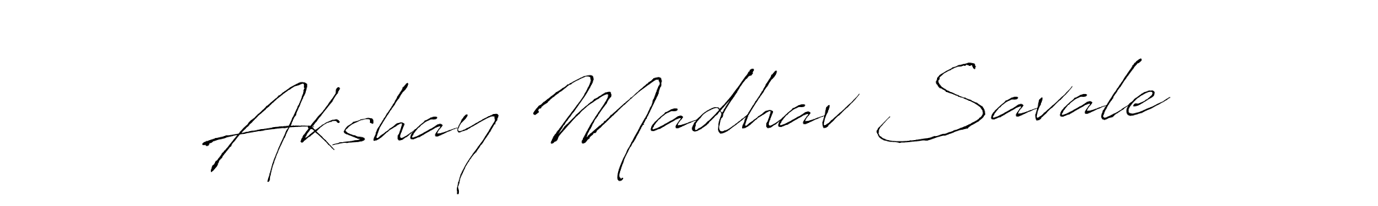 Also we have Akshay Madhav Savale name is the best signature style. Create professional handwritten signature collection using Antro_Vectra autograph style. Akshay Madhav Savale signature style 6 images and pictures png