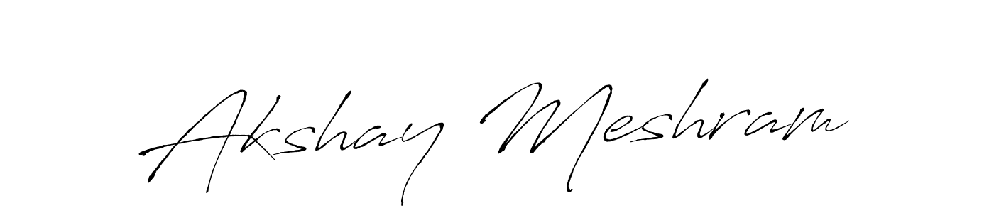 if you are searching for the best signature style for your name Akshay Meshram. so please give up your signature search. here we have designed multiple signature styles  using Antro_Vectra. Akshay Meshram signature style 6 images and pictures png