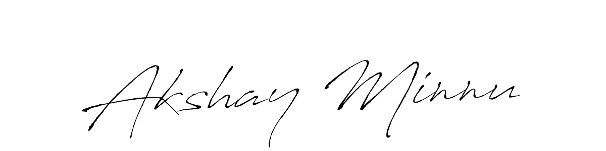 Also You can easily find your signature by using the search form. We will create Akshay Minnu name handwritten signature images for you free of cost using Antro_Vectra sign style. Akshay Minnu signature style 6 images and pictures png