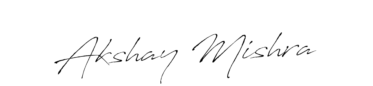 Akshay Mishra stylish signature style. Best Handwritten Sign (Antro_Vectra) for my name. Handwritten Signature Collection Ideas for my name Akshay Mishra. Akshay Mishra signature style 6 images and pictures png