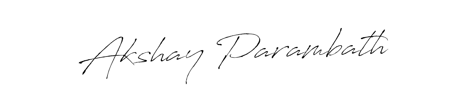 Also we have Akshay Parambath name is the best signature style. Create professional handwritten signature collection using Antro_Vectra autograph style. Akshay Parambath signature style 6 images and pictures png