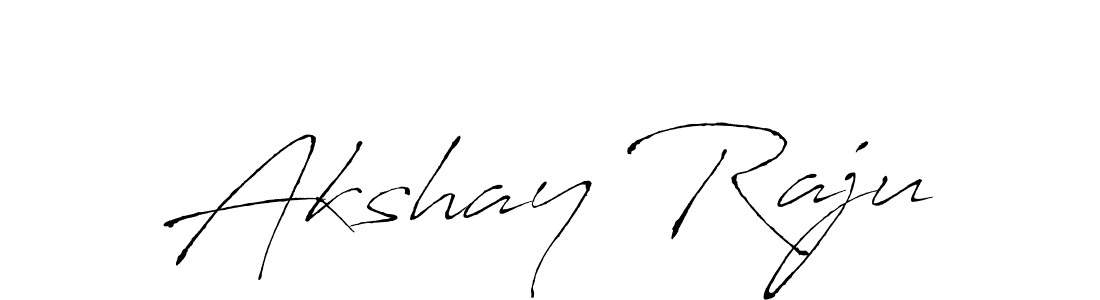 Also we have Akshay Raju name is the best signature style. Create professional handwritten signature collection using Antro_Vectra autograph style. Akshay Raju signature style 6 images and pictures png