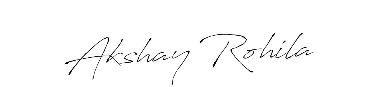 Akshay Rohila stylish signature style. Best Handwritten Sign (Antro_Vectra) for my name. Handwritten Signature Collection Ideas for my name Akshay Rohila. Akshay Rohila signature style 6 images and pictures png