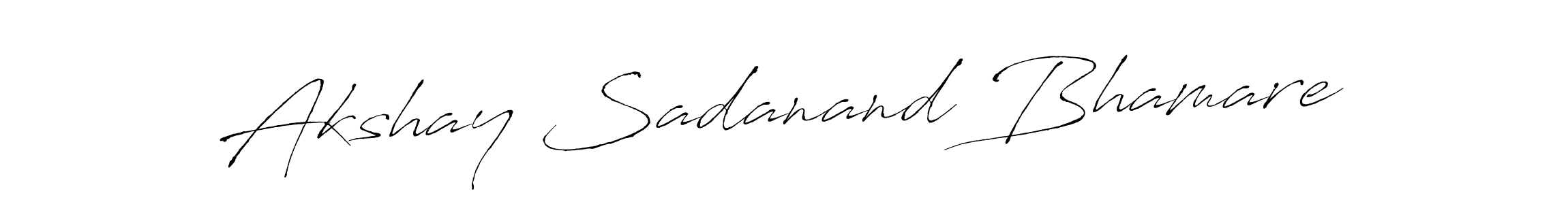 It looks lik you need a new signature style for name Akshay Sadanand Bhamare. Design unique handwritten (Antro_Vectra) signature with our free signature maker in just a few clicks. Akshay Sadanand Bhamare signature style 6 images and pictures png