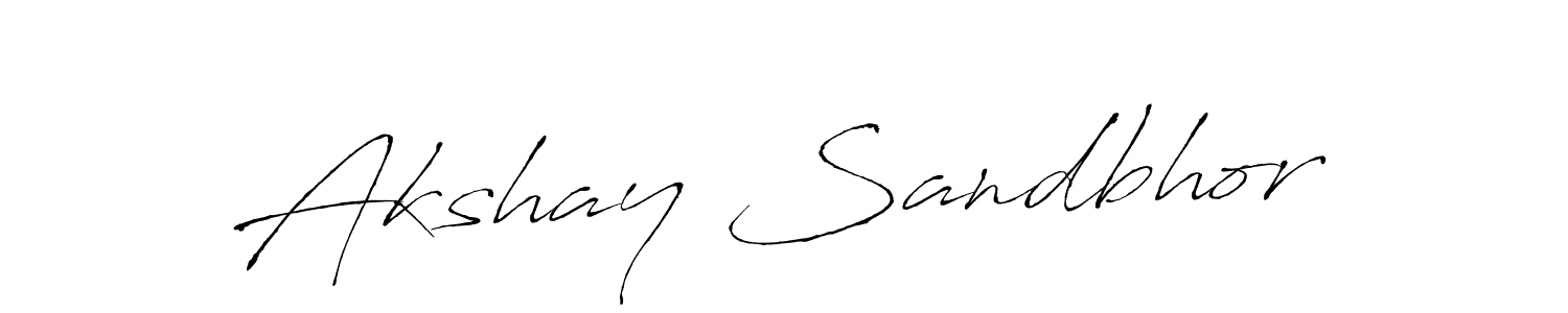 Also we have Akshay Sandbhor name is the best signature style. Create professional handwritten signature collection using Antro_Vectra autograph style. Akshay Sandbhor signature style 6 images and pictures png