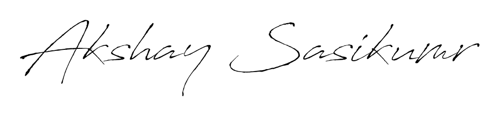 A dynamic signature style for Akshay Sasikumr using Antro_Vectra script. Designed to look authentic, handwritten, and professional. Akshay Sasikumr signature style 6 images and pictures png