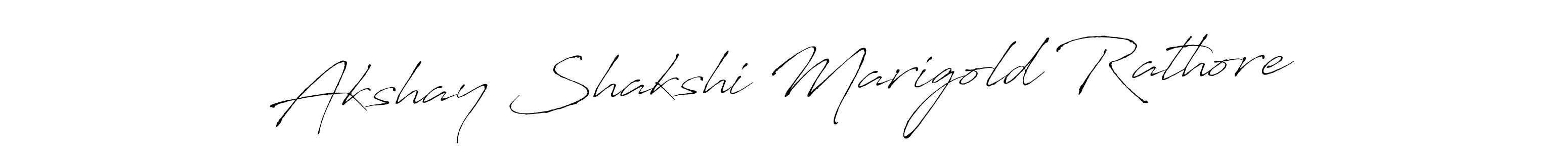 Design your own signature with our free online signature maker. With this signature software, you can create a handwritten (Antro_Vectra) signature for name Akshay Shakshi Marigold Rathore. Akshay Shakshi Marigold Rathore signature style 6 images and pictures png