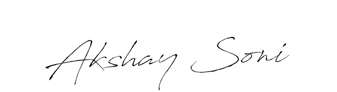 The best way (Antro_Vectra) to make a short signature is to pick only two or three words in your name. The name Akshay Soni include a total of six letters. For converting this name. Akshay Soni signature style 6 images and pictures png