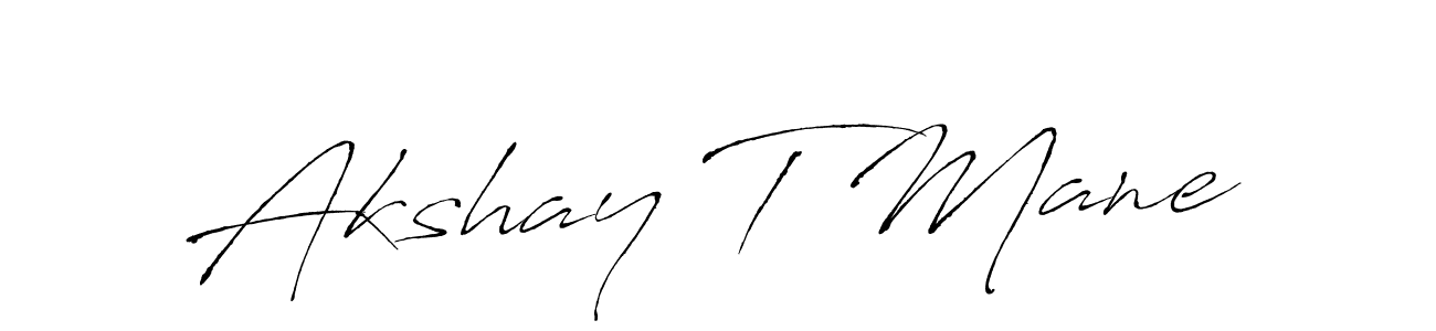 Akshay T Mane stylish signature style. Best Handwritten Sign (Antro_Vectra) for my name. Handwritten Signature Collection Ideas for my name Akshay T Mane. Akshay T Mane signature style 6 images and pictures png