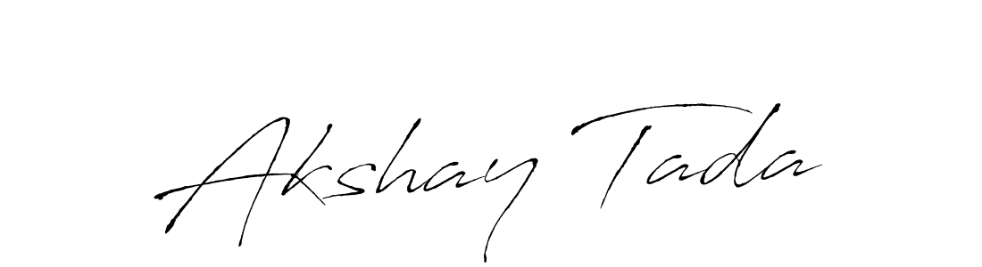 Use a signature maker to create a handwritten signature online. With this signature software, you can design (Antro_Vectra) your own signature for name Akshay Tada. Akshay Tada signature style 6 images and pictures png