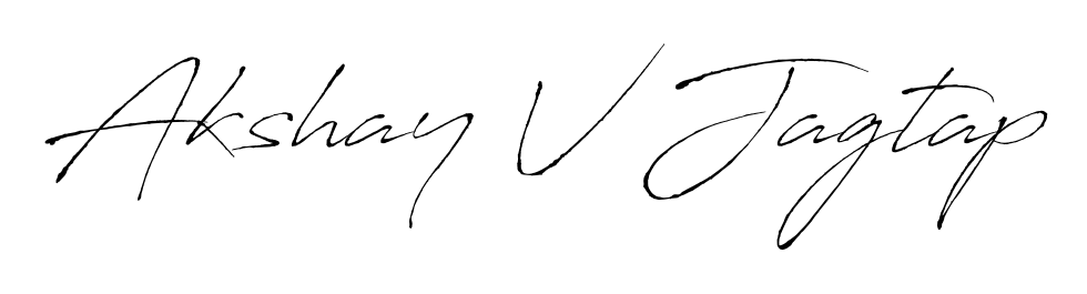 If you are searching for the best signature style for your name Akshay V Jagtap, here we have designed multiple signature styles using Antro_Vectra. Akshay V Jagtap signature style 6 images and pictures png