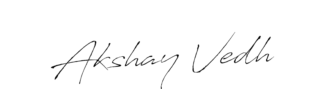 It looks lik you need a new signature style for name Akshay Vedh. Design unique handwritten (Antro_Vectra) signature with our free signature maker in just a few clicks. Akshay Vedh signature style 6 images and pictures png