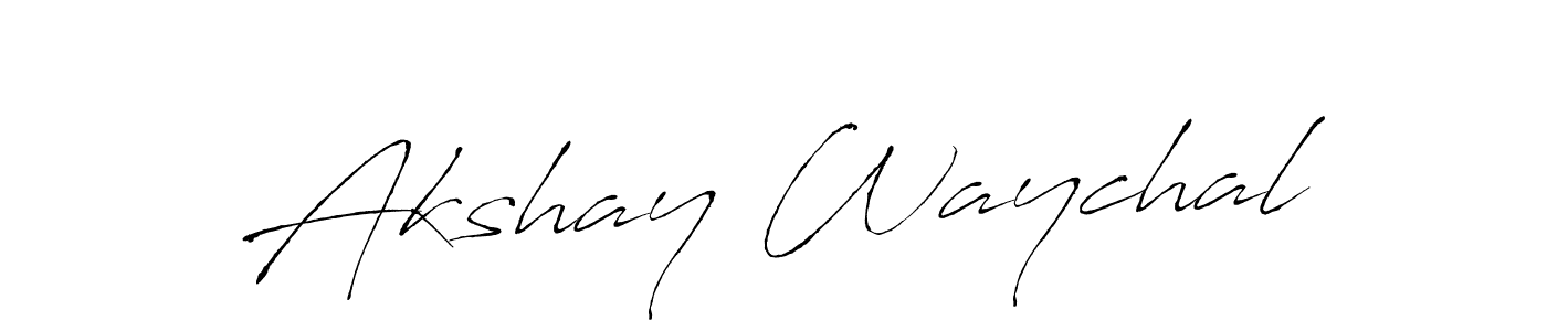Make a beautiful signature design for name Akshay Waychal. Use this online signature maker to create a handwritten signature for free. Akshay Waychal signature style 6 images and pictures png
