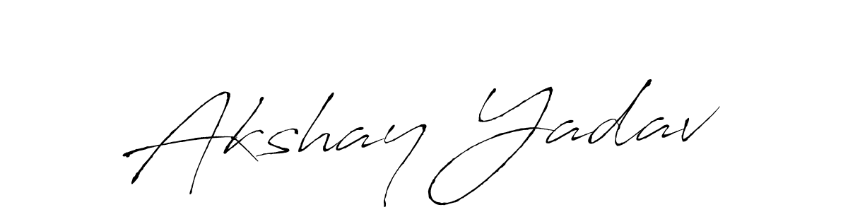 It looks lik you need a new signature style for name Akshay Yadav. Design unique handwritten (Antro_Vectra) signature with our free signature maker in just a few clicks. Akshay Yadav signature style 6 images and pictures png