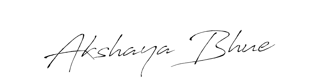 Akshaya Bhue stylish signature style. Best Handwritten Sign (Antro_Vectra) for my name. Handwritten Signature Collection Ideas for my name Akshaya Bhue. Akshaya Bhue signature style 6 images and pictures png