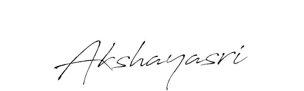 Design your own signature with our free online signature maker. With this signature software, you can create a handwritten (Antro_Vectra) signature for name Akshayasri. Akshayasri signature style 6 images and pictures png