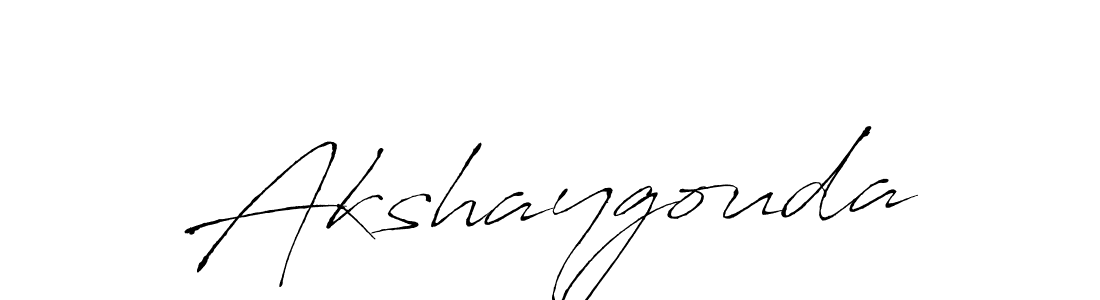 Create a beautiful signature design for name Akshaygouda. With this signature (Antro_Vectra) fonts, you can make a handwritten signature for free. Akshaygouda signature style 6 images and pictures png