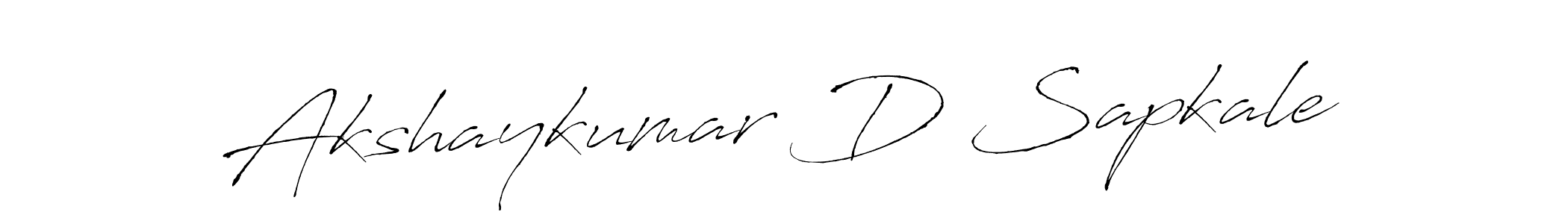 Make a beautiful signature design for name Akshaykumar D Sapkale. Use this online signature maker to create a handwritten signature for free. Akshaykumar D Sapkale signature style 6 images and pictures png