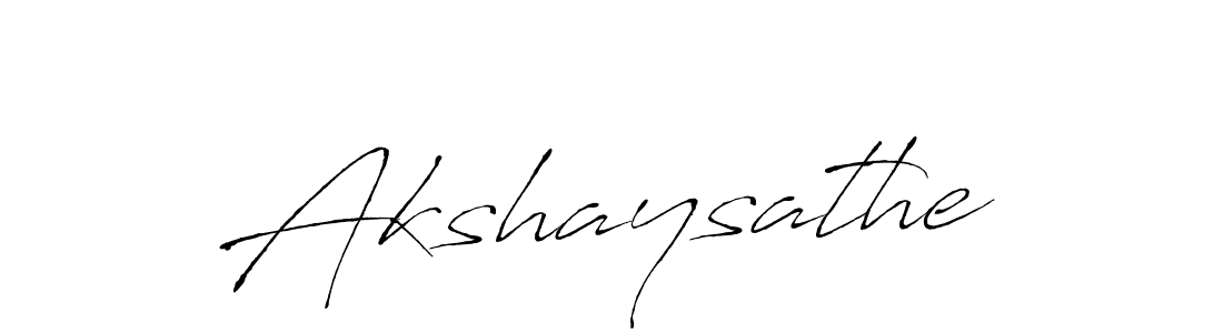 Create a beautiful signature design for name Akshaysathe. With this signature (Antro_Vectra) fonts, you can make a handwritten signature for free. Akshaysathe signature style 6 images and pictures png