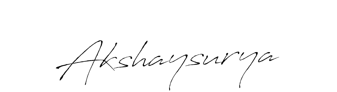 Use a signature maker to create a handwritten signature online. With this signature software, you can design (Antro_Vectra) your own signature for name Akshaysurya. Akshaysurya signature style 6 images and pictures png