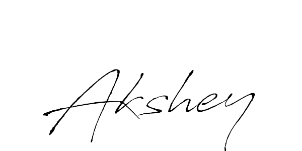 Use a signature maker to create a handwritten signature online. With this signature software, you can design (Antro_Vectra) your own signature for name Akshey. Akshey signature style 6 images and pictures png