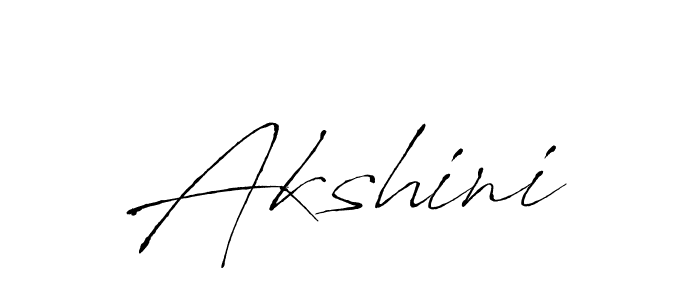 Akshini stylish signature style. Best Handwritten Sign (Antro_Vectra) for my name. Handwritten Signature Collection Ideas for my name Akshini. Akshini signature style 6 images and pictures png