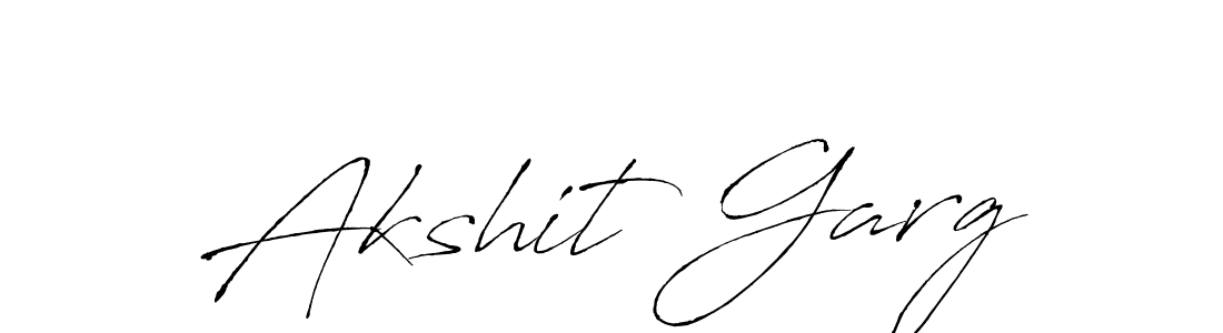 Akshit Garg stylish signature style. Best Handwritten Sign (Antro_Vectra) for my name. Handwritten Signature Collection Ideas for my name Akshit Garg. Akshit Garg signature style 6 images and pictures png